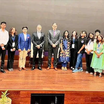 A group photo with the talented law students of OP Jindal Global University after I adjudicated their witness examination competition. Events like these are crucial for honing practical advocacy skills.
