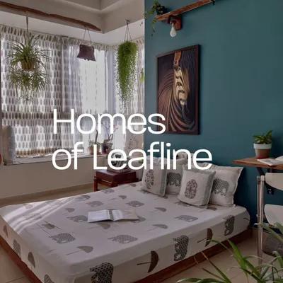 I designed this bedroom to be a tranquil retreat, using hanging plants and other greenery to frame the window. The plants not only enhance the room's aesthetic against the teal wall but also improve air quality for a restful sleep.