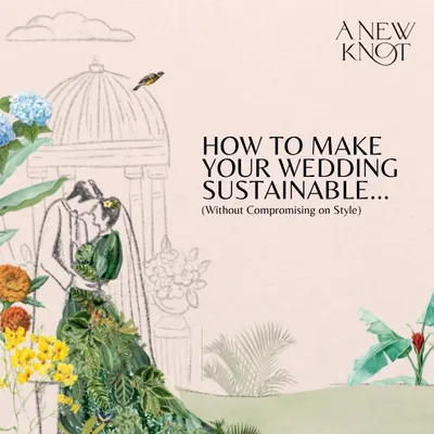 How to make your wedding sustainable without compromising on style. We believe in conscious celebrations and have the tools to help you make a difference.