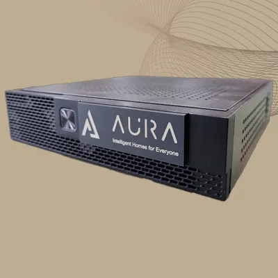 The Aura A5 controller is the powerful brain I install to manage all your smart home devices reliably.