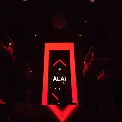 My alter ego, ALAi, taking over the console. When I play techno and proggy sets, the focus is on creating an immersive audio-visual experience with deep, dark, and hypnotic sounds.