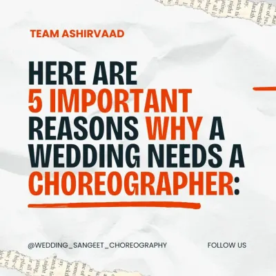 Here are 5 important reasons why a wedding needs a choreographer. A professional ensures your performances are polished, coordinated, and tell a beautiful story.