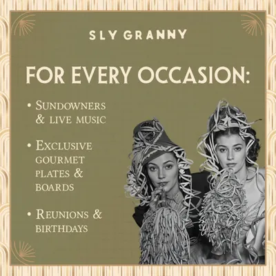 For every occasion. Whether it's a sundowner with live music or a private birthday party, I know how to set the vibe.