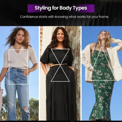 Confidence starts with knowing what works for your frame. A key part of our curriculum is teaching you to style for different body types, ensuring you can create flattering and empowering looks for any client.