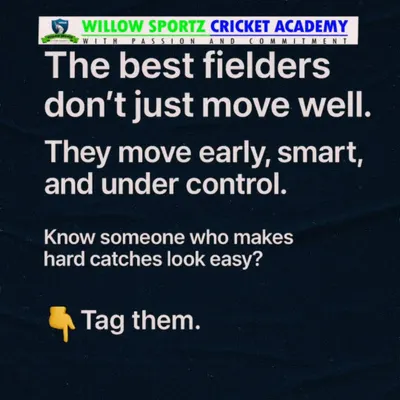 An insight into what makes a great fielder. It's not just about speed, but about moving early, smart, and under control.