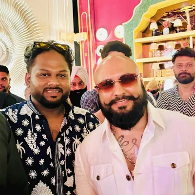 A memorable moment with the talented singer B Praak at an engagement event. It's always inspiring to meet artists I admire.