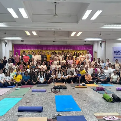 The beautiful tribe that gathered to celebrate International Yoga Day with us. We are so grateful for the positive energy everyone brought to this memorable day.