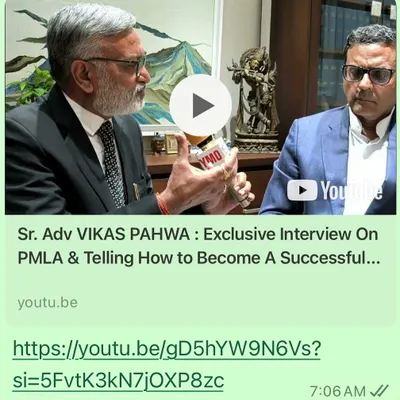In an impromptu interview, I delved into the nuances of the PMLA and shared my personal journey in the legal profession. I believe it is important to discuss the dedication and resilience required to succeed in criminal law.
