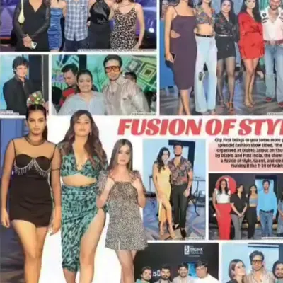 My brand is growing every day, and I want to thank each one of you for being a part of this journey. Here's a clipping from a fashion show where my collection was featured.
