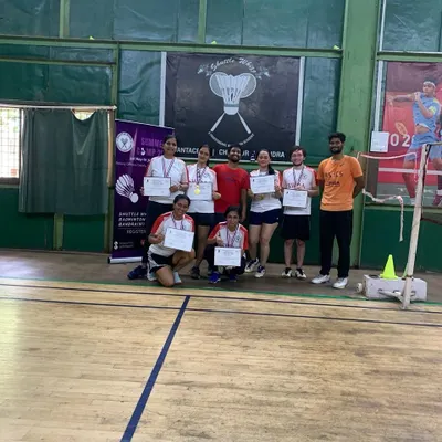 A glimpse of our energetic players from the Bandra West branch with their coaches and certificates after a successful in-house event.