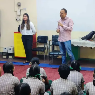 Engaging with amazing students during a session on pursuing a career in law.