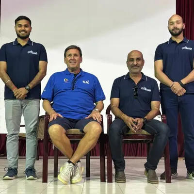 A great opportunity for our coaches to learn from the best. The Swimsquare coaching staff met with Mr. Michael Bohl, a world-renowned Olympian coach from Australia, at a workshop hosted by The GAF and SAI.