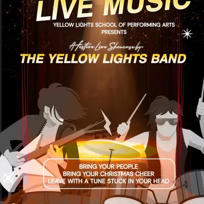 Our official poster for a Christmas live music event. We invite everyone to join us for festive fun and cheer at The Walk, Hiranandani Estate.