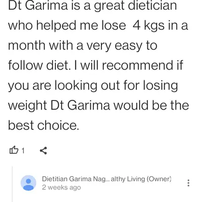 This client lost 4 kgs in just one month with a diet plan they found very easy to follow. It's a great example of how effective a simple, personalized approach can be for weight loss.