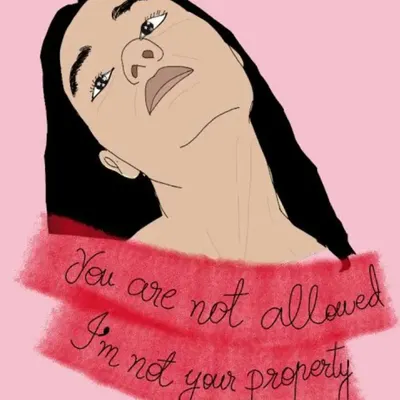 A powerful message: "You are not allowed, I'm not your property." This is a core belief in my fight for women's rights in marriage and against domestic cruelty.