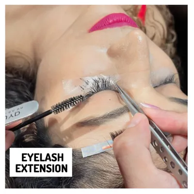 A close-up of the precision work involved in eyelash extension application. My training emphasizes meticulous technique and hands-on practice to ensure flawless results for your future clients.