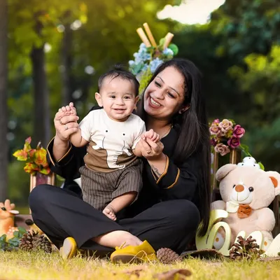 A beautiful moment between mother and son during his first birthday outdoor shoot. The bond between a parent and child is one of my favorite things to capture.