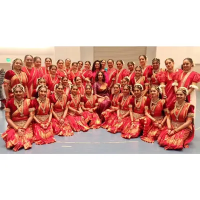 A cherished memory with the entire cast of NMACC's 'The Great Indian Musical'. Being part of this grand production was an incredible learning experience, involving 23 consecutive shows and immense teamwork.