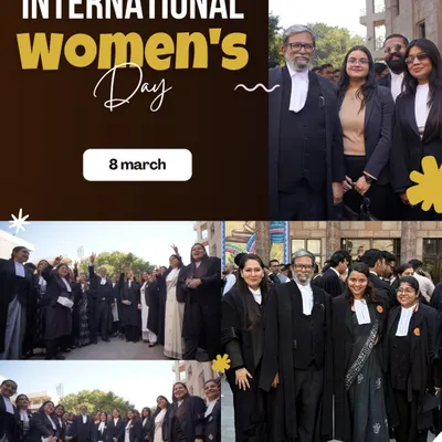 A collage celebrating International Women's Day with the inspiring women of our bar. Their dedication, resilience, and strength make our legal fraternity stronger, and I am committed to breaking barriers and shaping a more equitable future together.