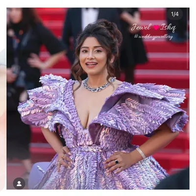 A true career highlight. Seeing my custom diamond and sapphire necklace on the red carpet at the 77th Cannes Film Festival was a dream come true. This look embodies the international glamour I strive to create.
