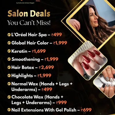 Here are some salon deals you can't miss. From a L'Oréal Hair Spa to Keratin and Hair Botox, we have unbeatable prices on our most popular hair and beauty services.
