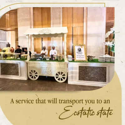 A service that will transport you to an ecstatic state. Our charming food carts and professional staff are all part of the delightful experience we create.
