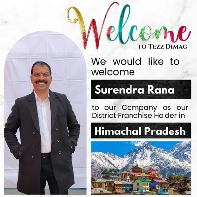 A very special welcome to Surendra Rana, who has joined us as a District Franchise Holder for Himachal Pradesh. We are excited to expand our reach into the beautiful state of Himachal.
