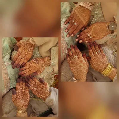 Stain goals for the whole family. It makes me so happy to see my organic henna art result in such deep, beautiful colors for everyone's celebration.
