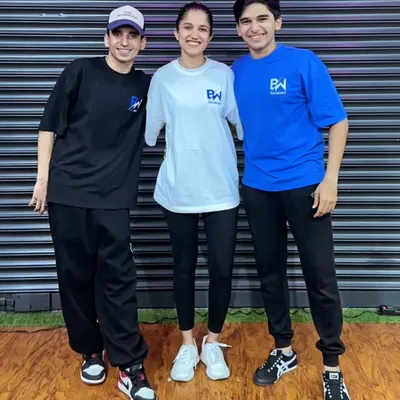 Posing with the amazing Himanshu Dulani and my partner Sheetal after a successful workshop. Moments like these are about building new bonds and celebrating our shared passion for dance.