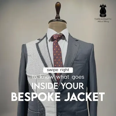 Ever wonder what goes inside your bespoke jacket? This is a look at the inner workings, from the hand-tacked canvas to the cotton padding, all meticulously assembled to create the perfect fit and structure.