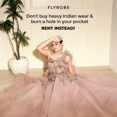 Don't buy heavy Indian wear and burn a hole in your pocket. Rent instead. It is one of our top tips to look stylish without breaking your bank balance.