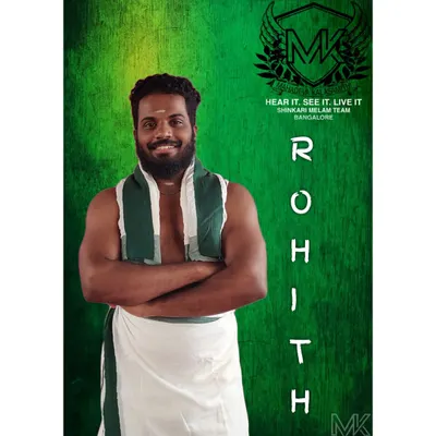 Introducing Rohith, a valued member of our Shinkari Melam team here in Bangalore.
