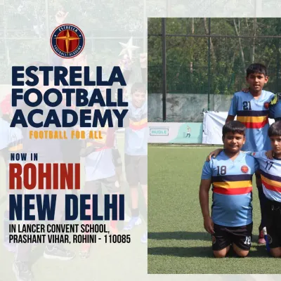 We are now in Rohini. Our newest center is at Lancer Convent School, bringing our AIFF and AFC certified coaching and high-intensity training sessions to another part of the city.