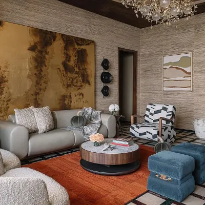 Welcome to a space adorned with exquisite grasscloth wallpaper. Each strand of natural fiber woven into these walls reflects our commitment to elegance and sustainability, creating a space where inspiration blooms and timeless beauty harmonizes with nature.