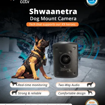 We equip our four-legged heroes with the best technology because their missions are critical. The Shwaanetra Dog Mount Camera offers real-time monitoring and two-way audio in a strong, comfortable design, giving K9 units the tactical advantage they need in the field.