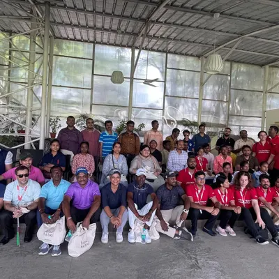 I feel so grateful to be part of this amazing group. This is a photo with visually impaired students and volunteers from Enable India after a golf exposure session at the Karnataka Golf Association. It’s a powerful reminder that golf is a sport for everyone.