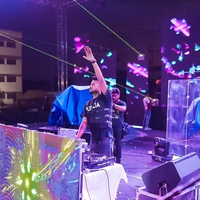 What a crazy show at BGI Bhopal with the one and only Farhan Akhtar. Performing for thousands of students on a massive stage is an incredible feeling.