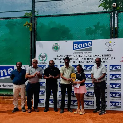 A huge victory for Eshita, crowned Girls’ Singles Champion at the NS U-16 Tournament in Trichy. This win against top national talent is a testament to her dedication and our high performance training.