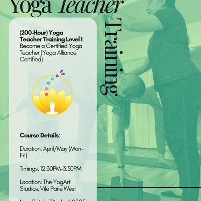 This is the complete overview of my upcoming 200-Hour Yoga Alliance certified Teacher Training Course. It includes the schedule, location, and batch start date, along with a special offer for a one-month free internship to put your new skills into practice.