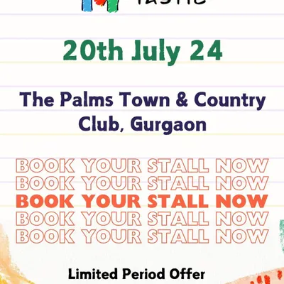 Don't miss your chance to be part of Gurgaon's most exciting Mom & Kids Exhibition. Book your stall now for our upcoming event at The Palms Town & Country Club. A limited period offer is available.