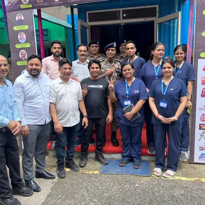 A proud moment for my team and me, standing with members of the Indian Army. Being involved in events that promote sports and service is a core part of our mission at DNPR.