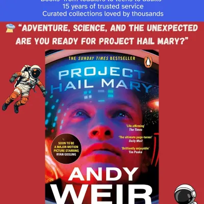 From the author of "The Martian," "Project Hail Mary" is a thrilling sci-fi adventure where Earth's survival is at stake. A lone astronaut on a desperate mission must solve an impossible scientific mystery to save humanity.