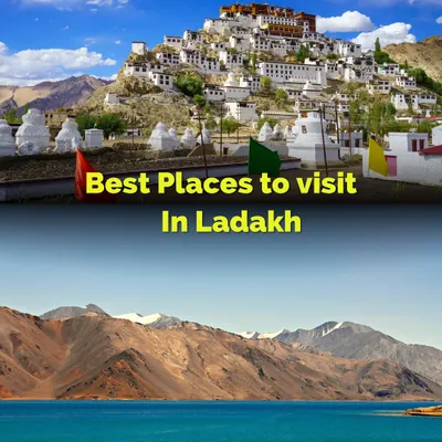 An overview of the best places to visit in Ladakh. This is your starter pack for an epic journey through the Land of High Passes, from the iconic Thiksey Monastery to the breathtaking Pangong Lake.