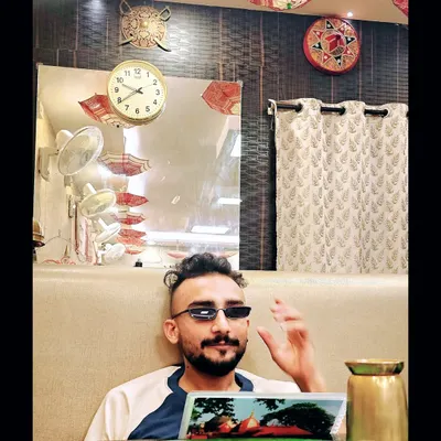Taking a break to plan the next move. Even during downtime, I'm always thinking about new sounds and creative projects.