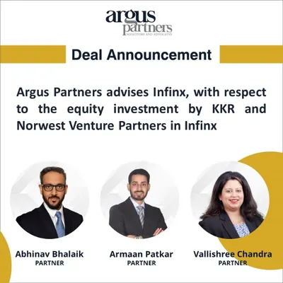 We advised the Infinx group on a significant primary equity investment by global investment firm KKR. This deal showcases our capability in structuring and executing major private equity transactions in the technology and healthcare sectors, helping innovative companies accelerate their growth.