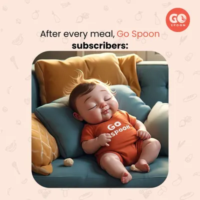 The feeling of pure satisfaction after a wholesome GoSpoon meal. We aim to deliver not just food, but also comfort and happiness.