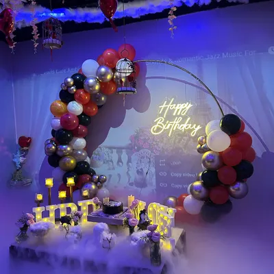 Our 'Smoky Lounge' surprise is a whole vibe. We fill the room with a low-lying fog effect, creating a dreamy, cloud-like atmosphere for your celebration.