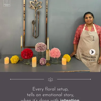 Every floral setup tells an emotional story when it's done with intention. I teach my students to design for feeling, not just for aesthetics.