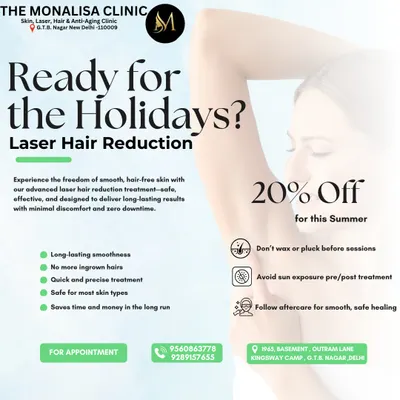 Get ready for any occasion with our special holiday offer on laser hair reduction. This treatment provides long-lasting smoothness and freedom from ingrown hairs, with key pre-treatment and aftercare tips to ensure safe, effective healing.