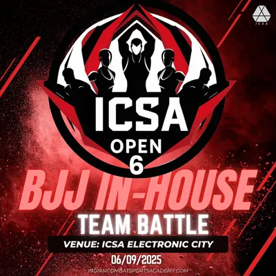 The ICSA Open is our in-house BJJ team battle. It's where our students test their game, push each other, and grow together as a team. This is about building our skills from the ground up.